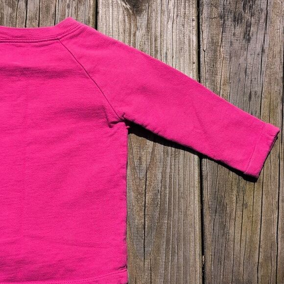 Carter's 18 Month Pink Little Sister Rainbow Sweatshirt - Picture 4 of 8